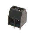 0393570002 - 0.138 3.50mm Black Bulk Polyamide (PA), Nylon Through Hole Horizontal with Board Screw - Rising Cage Clamp 1 Levels 16-28 AWG Eurostyle 39357