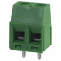 EDZ350/2 - 0.200 5.08mm Green Bulk Polyamide (PA), Nylon Through Hole Horizontal with Board Screw - Rising Cage Clamp 1 Levels 12-28 AWG EDZ350