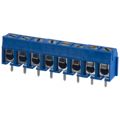 OSTTC080162 - 0.197 5.00mm Blue Bulk Thermoplastic Through Hole Horizontal with Board Screw - Leaf Spring, Wire Guard 1 Levels 14-22 AWG OSTTC