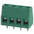1715747 - 0.200 5.08mm Green Bulk Polyamide (PA), Nylon Through Hole Horizontal with Board Screw - Rising Cage Clamp 1 Levels 14-30 AWG COMBICON MKDS