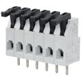 AST0250604 - 0.197 5.00mm Gray Bulk Polyamide (PA46), Nylon 4/6 Through Hole Horizontal with Board Screwless - Spring Cage, Tension Clamp 1 Levels 14-28 AWG