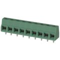 1729199 - 0.200 5.08mm Green Bulk Polyamide (PA), Nylon Through Hole Horizontal with Board Screw - Rising Cage Clamp 1 Levels 14-30 AWG COMBICON MKDSN