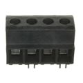 0399100104 - 0.400 10.16mm Black Bulk Thermoplastic Through Hole Horizontal with Board Screw - Rising Cage Clamp 1 Levels 6-18 AWG Eurostyle 39910