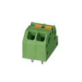 1861933 - 0.138 3.50mm Green Bulk Polyamide (PA), Nylon Through Hole 45° (135°) Angle with Board Screwless - Leg Spring, Push-In Spring 1 Levels 16-24 AWG COMBICON SPTAF IL