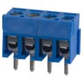 OSTTE040161 - 0.138 3.50mm Blue Bulk Thermoplastic Through Hole Horizontal with Board Screw - Leaf Spring, Wire Guard 1 Levels 16-26 AWG OSTTE