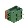 691401710002B - 0.197 5.00mm Green Bulk Polyamide (PA66), Nylon 6/6 Through Hole Horizontal with Board Screwless - Push Button Clamp 1 Levels 14-24 AWG WR-TBL Series 401