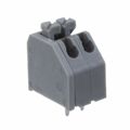 0397000702 - 0.138 3.50mm Gray Bulk Polyamide (PA66), Nylon 6/6 Through Hole 45° (135°) Angle with Board Screwless - Push Button Clamp 1 Levels 16-20 AWG Eurostyle 39700