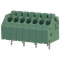 1985247 - 0.138 3.50mm Green Bulk Polyamide (PA), Nylon Through Hole 45° (135°) Angle with Board Screwless - Spring Cage, Tension Clamp 1 Levels 16-24 AWG COMBICON PTSA