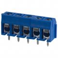 OSTTC050162 - 0.197 5.00mm Blue Bulk Thermoplastic Through Hole Horizontal with Board Screw - Leaf Spring, Wire Guard 1 Levels 14-22 AWG OSTTC