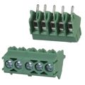 1988985 - 0.138 3.50mm Green Bulk Polyamide (PA), Nylon Through Hole 45° (135°) Angle with Board Screw 1 Levels 16-26 AWG COMBICON PTA