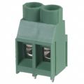 OSTT7020150 - 0.250 6.35mm Green Bulk Thermoplastic Through Hole Horizontal with Board Screw - Rising Cage Clamp 1 Levels 10-24 AWG OSTT7