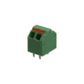 1751477 - 0.150 3.81mm Green Bulk Polyamide (PA), Nylon Through Hole 45° (135°) Angle with Board Screwless - Spring Cage, Tension Clamp 1 Levels 16-26 AWG COMBICON SPTA