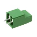 282857-2 - 0.200 5.08mm Green Bulk Polyamide (PA66), Nylon 6/6 Through Hole Horizontal with Board Screw - Rising Cage Clamp 1 Levels 12-30 AWG Buchanan