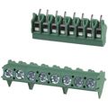 1988862 - 0.197 5.00mm Green Bulk Polyamide (PA), Nylon Through Hole 45° (135°) Angle with Board Screw 1 Levels 12-26 AWG COMBICON PTA