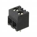 1776113-2 - 0.150 3.81mm Black Bulk Polyamide (PA), Nylon Through Hole Horizontal with Board Screw - Rising Cage Clamp 1 Levels 16-28 AWG Buchanan