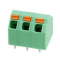 1744442 - 0.200 5.08mm Green Bulk Polyamide (PA), Nylon Through Hole 45° (135°) Angle with Board Screwless - Spring Cage, Tension Clamp 1 Levels 16-26 AWG COMBICON SPTA