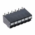 1824459 - 0.200 5.08mm Black Tape &amp; Reel (TR) Liquid Crystal Polymer (LCP) Surface Mount Vertical with Board Screwless - Leg Spring, Push-In Spring 1 Levels 16-24 AWG COMBICON SPT-SMD