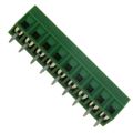 1727081 - 0.150 3.81mm Green Bulk Polyamide (PA), Nylon Through Hole Horizontal with Board Screw - Rising Cage Clamp 1 Levels 16-30 AWG COMBICON MKDS