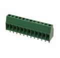 1-282834-2 - 0.100 2.54mm Green Bulk Polyamide (PA66), Nylon 6/6 Through Hole Horizontal with Board Screw - Rising Cage Clamp 1 Levels 16-30 AWG Buchanan