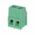 EB20-02-C - 0.197 5.00mm Green Bulk Thermoplastic Through Hole Horizontal with Board Screw - Rising Cage Clamp 1 Levels 12-24 AWG EB