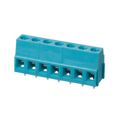 TB007-508-07BE - 0.200 5.08mm Blue Bulk Polyamide (PA66), Nylon 6/6 Through Hole Horizontal with Board Screw - Rising Cage Clamp 1 Levels 12-24 AWG TB007-508
