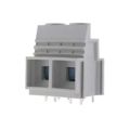 VP0285850000G - 0.500 12.70mm Gray Bulk Thermoplastic Through Hole Horizontal with Board Screw - Rising Cage Clamp 1 Levels 6-20 AWG VP