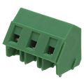 1718032 - 0.295 7.50mm Green Bulk Polyamide (PA), Nylon Through Hole 35° (145°) Angle with Board Screw - Rising Cage Clamp 1 Levels 14-30 AWG COMBICON GSMKDSP