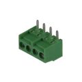 691243100004 - 0.138 3.50mm Green Bulk Polyamide (PA66), Nylon 6/6 Through Hole Vertical with Board Screw - Rising Cage Clamp 1 Levels 16-30 AWG WR-TBL Series 2431