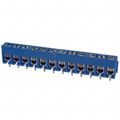 ED500/12DS - 0.197 5.00mm Blue Bulk Polyamide (PA), Nylon Through Hole Horizontal with Board Screw - Leaf Spring, Wire Guard 1 Levels 14-22 AWG ED500/DS