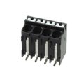 1824323 - 0.197 5.00mm Black Tape &amp; Reel (TR) Liquid Crystal Polymer (LCP) Surface Mount Vertical with Board Screwless - Leg Spring, Push-In Spring 1 Levels 16-24 AWG COMBICON SPT-SMD