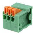 1789320 - 0.100 2.54mm Green Bulk Polyamide (PA), Nylon Through Hole Vertical with Board Screwless - Spring Cage, Tension Clamp 1 Levels 20-26 AWG COMBICON FFKDSA