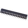 ED555/16DS - 0.138 3.50mm Gray Bulk Polyamide (PA), Nylon Through Hole Horizontal with Board Screw - Leaf Spring, Wire Guard 1 Levels 16-28 AWG ED555/DS
