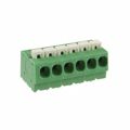 1986775-6 - 0.200 5.08mm Green Bulk Polyamide (PA), Nylon Through Hole Horizontal with Board Screwless - Push Button Clamp 1 Levels 12 AWG