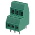 1708039 - 0.150 3.81mm Green Bulk Polyamide (PA), Nylon Through Hole Horizontal with Board Screw - Rising Cage Clamp 2 Levels 16-30 AWG COMBICON MKKDS