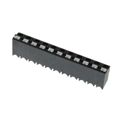 1822626 - 0.197 5.00mm Black Tape &amp; Reel (TR) Liquid Crystal Polymer (LCP) Through Hole Vertical with Board Screwless - Leg Spring, Push-In Spring 1 Levels 16-24 AWG COMBICON SPT-THR