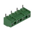 691243200004 - 0.276 7.00mm Green Bulk Polyamide (PA66), Nylon 6/6 Through Hole Vertical with Board Screw - Rising Cage Clamp 1 Levels 16-30 AWG WR-TBL Series 2432