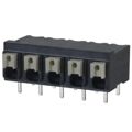 1824800000 - 0.197 5.00mm Black Tube Liquid Crystal Polymer (LCP), Glass Filled Through Hole Horizontal with Board Screwless - Push Button Clamp 1 Levels 16-24 AWG Omnimate LSF-SMT