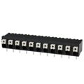 TBLH10-500-11BK - 0.197 5.00mm Black Tray Liquid Crystal Polymer (LCP) Through Hole Horizontal with Board Screwless - Push Button Clamp 1 Levels 16-24 AWG TBLH10-500