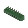691241700008 - 0.197 5.00mm Green Bulk Polyamide (PA66), Nylon 6/6 Through Hole Vertical with Board Screw - Rising Cage Clamp 1 Levels 14-30 AWG WR-TBL Series 2417