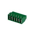 691244700006 - 0.197 5.00mm Green Bulk Polyamide (PA66), Nylon 6/6 Through Hole Vertical with Board Screw - Rising Cage Clamp 1 Levels 12-30 AWG WR-TBL Series 2447