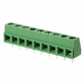 2-282836-8 - 0.197 5.00mm Green Tray Polyamide (PA66), Nylon 6/6 Through Hole Horizontal with Board Screw - Rising Cage Clamp 1 Levels 16-30 AWG Buchanan