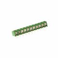 1-284094-1 - 0.200 5.08mm Green Bulk Polyamide (PA66), Nylon 6/6 Through Hole Vertical with Board Screw - Rising Cage Clamp 1 Levels 16-30 AWG Buchanan