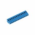 1-796681-2 - 0.197 5.00mm Blue Bulk Polyamide (PA66), Nylon 6/6 Through Hole Horizontal with Board Screw - Rising Cage Clamp 1 Levels 12-30 AWG Buchanan
