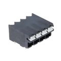 1822888 - 0.150 3.81mm Black Tape &amp; Reel (TR) Liquid Crystal Polymer (LCP) Through Hole Horizontal with Board Screwless - Leg Spring, Push-In Spring 1 Levels 16-24 AWG COMBICON SPT-THR