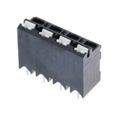 1822558 - 0.197 5.00mm Black Tape &amp; Reel (TR) Liquid Crystal Polymer (LCP) Through Hole Vertical with Board Screwless - Leg Spring, Push-In Spring 1 Levels 16-24 AWG COMBICON SPT-THR