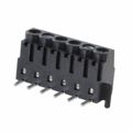 691508110306 - 0.138 3.50mm Black Cut Tape (CT) Liquid Crystal Polymer (LCP) Surface Mount Horizontal and Vertical with Board Screw - Rising Cage Clamp 1 Levels 16-30 AWG WR-TBL Series 5081