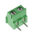 691213500002 - 0.200 5.08mm Green Bulk Polyamide (PA66), Nylon 6/6 Through Hole Vertical with Board Screw - Rising Cage Clamp 1 Levels 14-30 AWG WR-TBL Series 2135