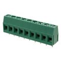 VI0921550000G - 0.200 5.08mm Green Bulk Thermoplastic Through Hole Horizontal with Board Screw - Rising Cage Clamp 1 Levels 12-28 AWG 21-508