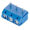 691104700002 - 0.197 5.00mm Blue Bulk Polyamide (PA66), Nylon 6/6 Through Hole Vertical with Board Screw - Pressure Clip 1 Levels 14-22 AWG WR-TBL Series 1047