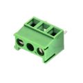 691214410002 - 0.300 7.62mm Green Bulk Polyamide (PA66), Nylon 6/6 Through Hole Horizontal with Board Screw - Rising Cage Clamp 1 Levels 16-30 AWG WR-TBL Series 2144